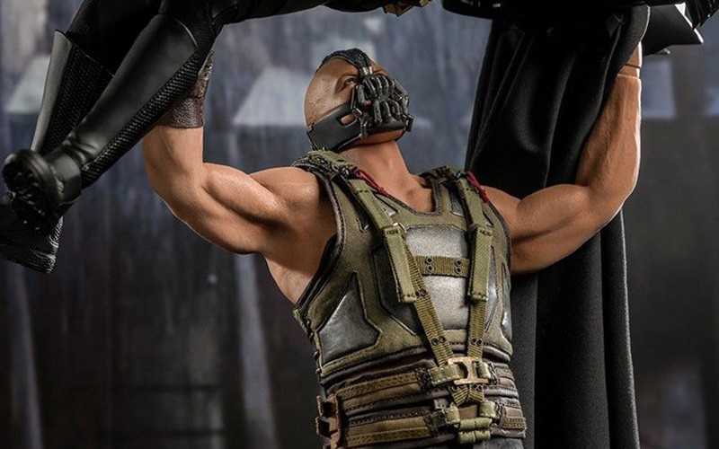Tom Hardy as Bane in a still from The Dark Knight Rises