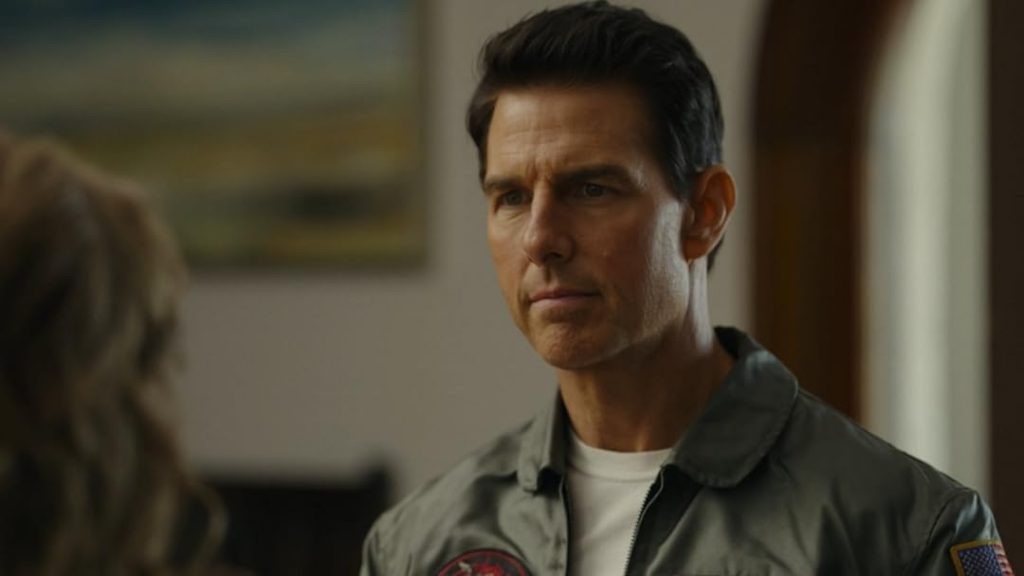 Tom Cruise in a still from Top Gun: Maverick 
