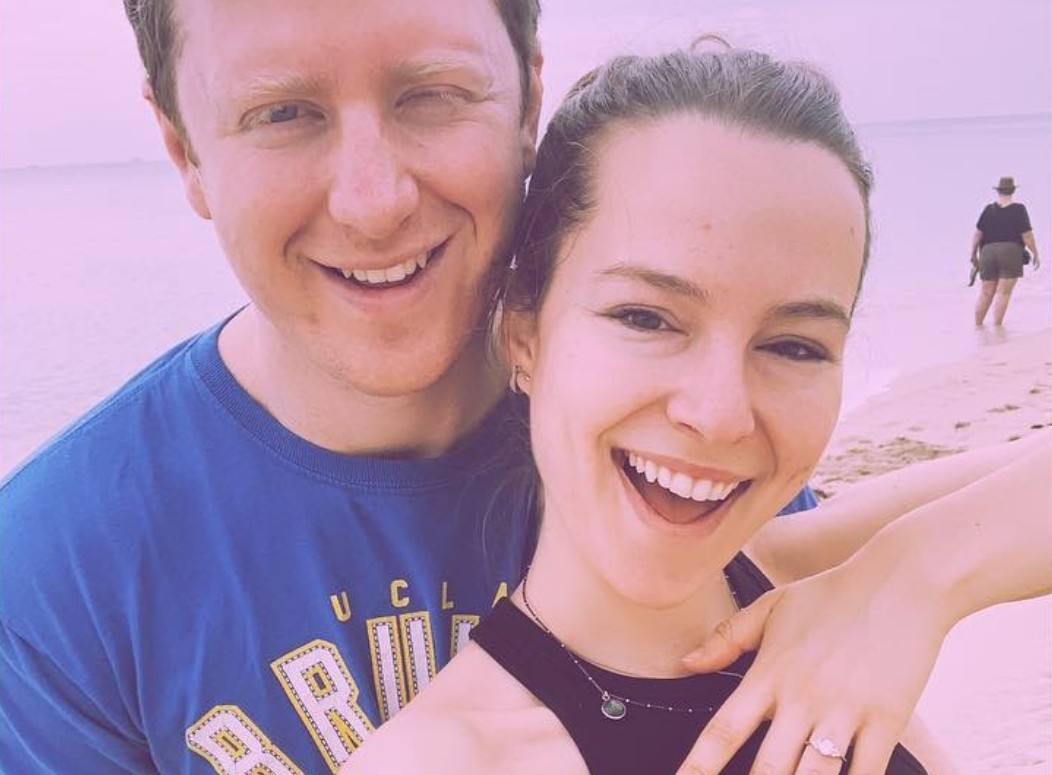 Bridgit Mendler with her husband, Griffin Cleverly