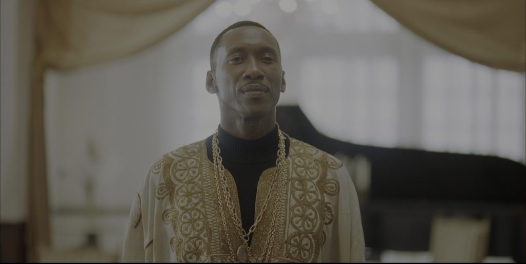 Mahershala Ali in a still from The Green Book