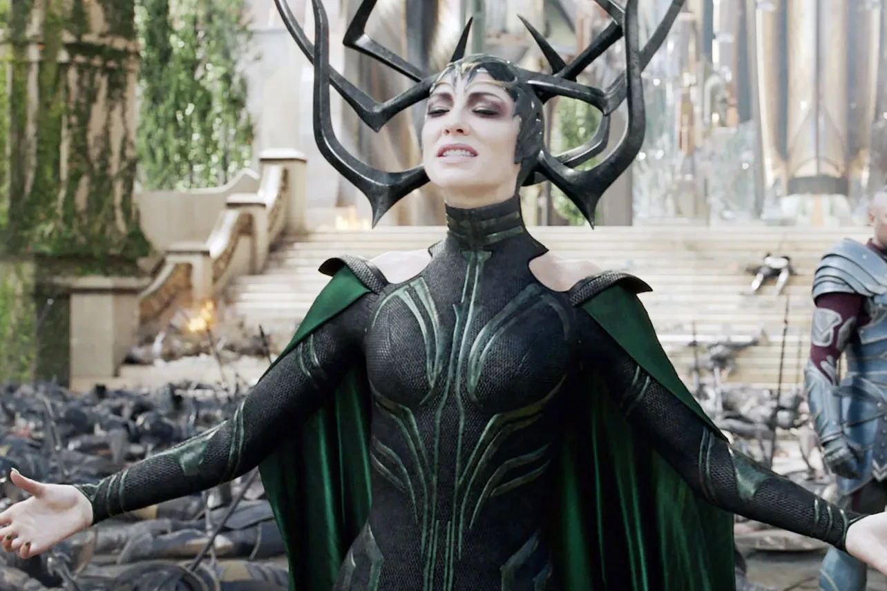 Cate Blanchett as Hela in Thor: Ragnarok