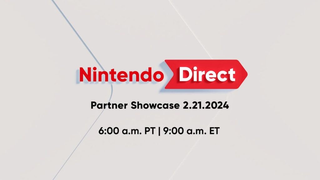 Nintendo Direct Partner Showcase has been announced for February 21.