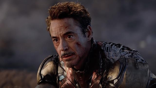 Robert Downey Jr. as Iron Man in a still from Avengers: Endgame