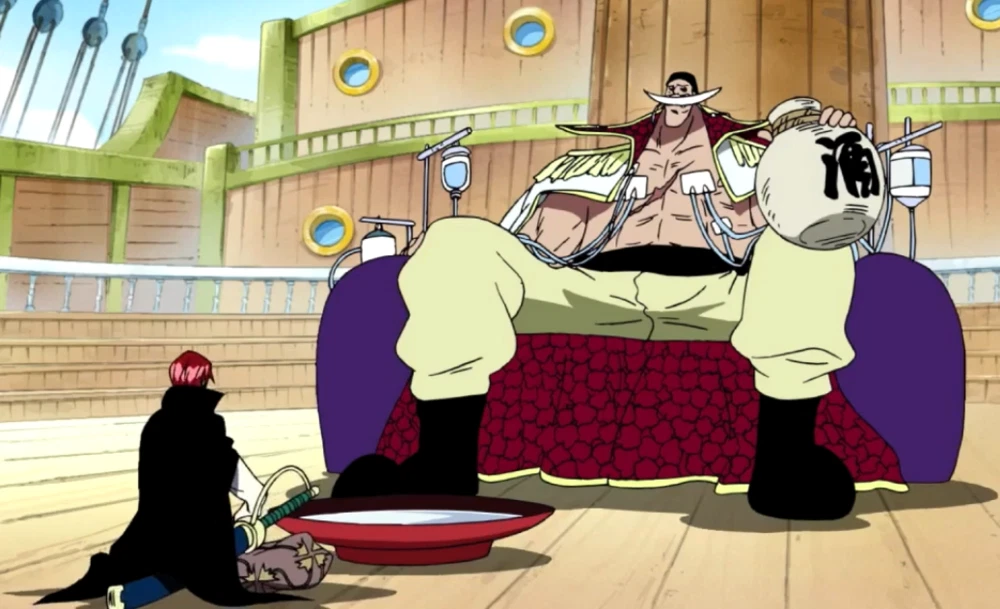 Shanks and Whitebeard, two of the four Yonkos of the Sea