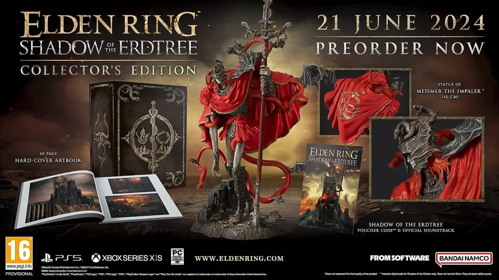 Elden Ring DLC Shadow of the Erdtree Collector's Edition