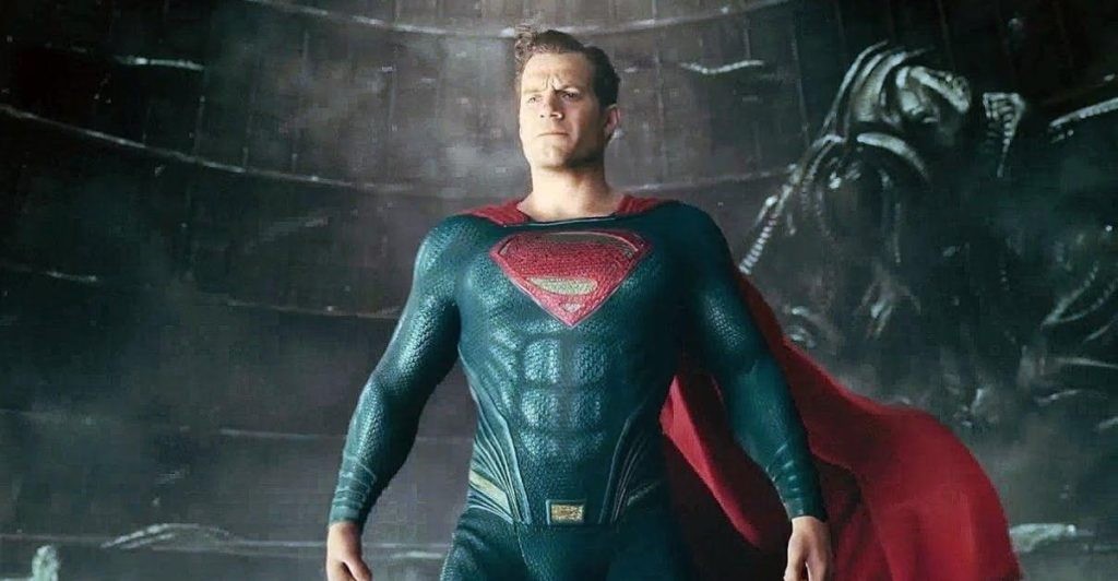 Henry Cavill as Superman in a still from Justice League