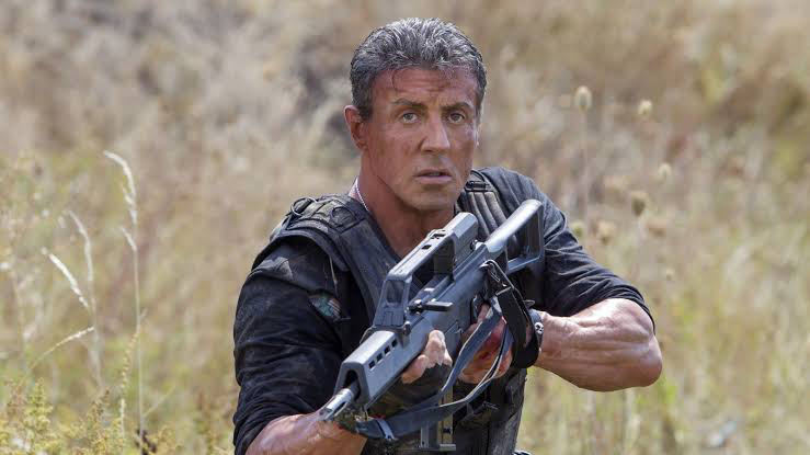 Sylvester Stallone in his Expendables franchise