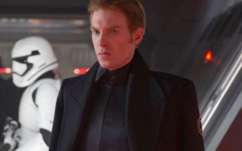Domhnall Gleeson as General Hux in Star Wars 