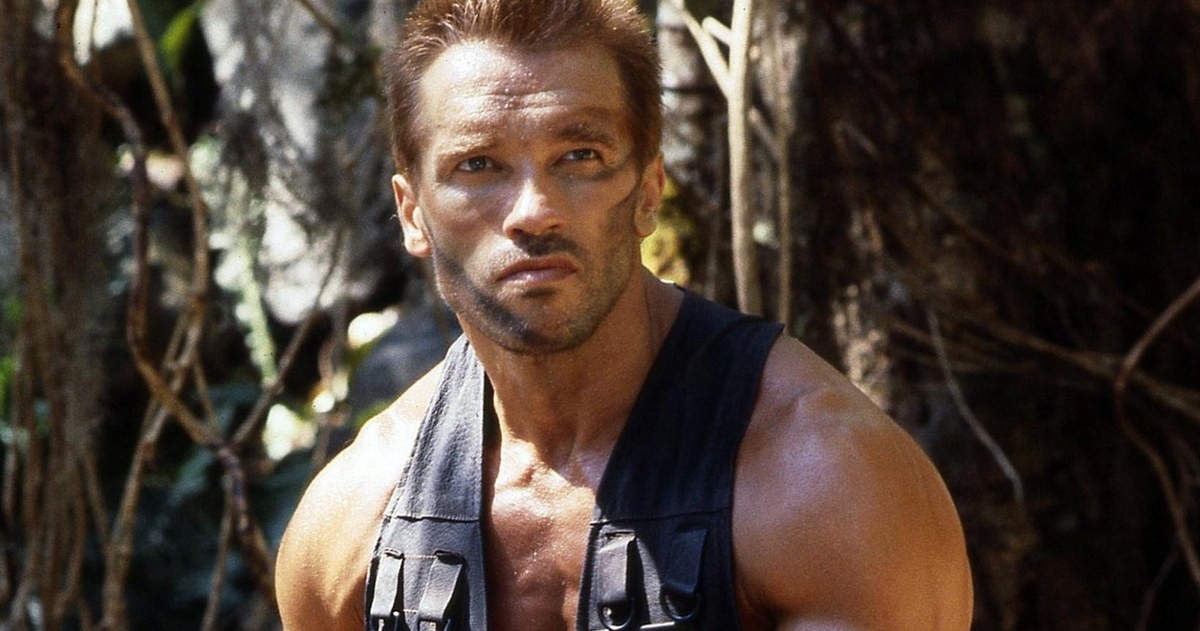 Arnold Schwarzenegger in a still from Predator | 20th Century Studios