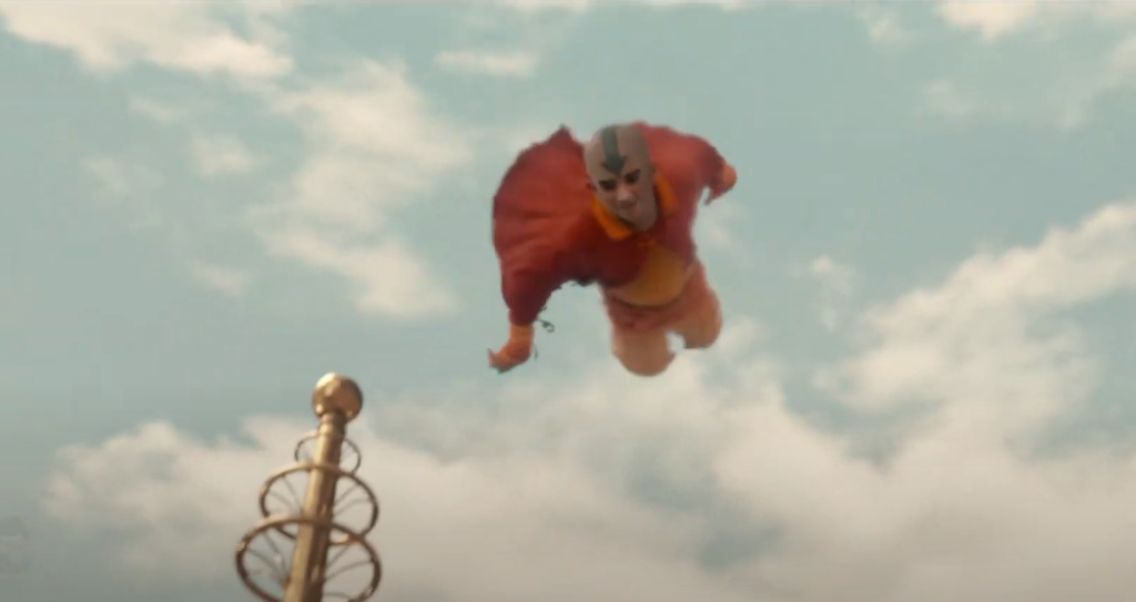 Aang's flight in Avatar: The Last Airbender