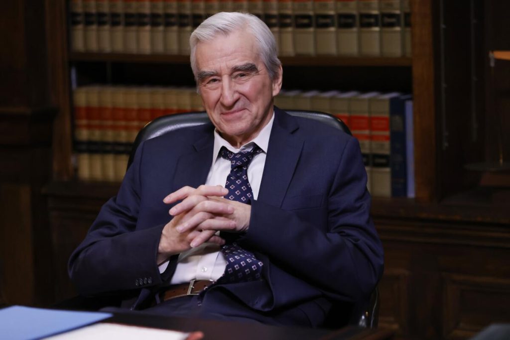 Sam Waterson as Jack McCoy in a still from Law & Order | Credit: NBC