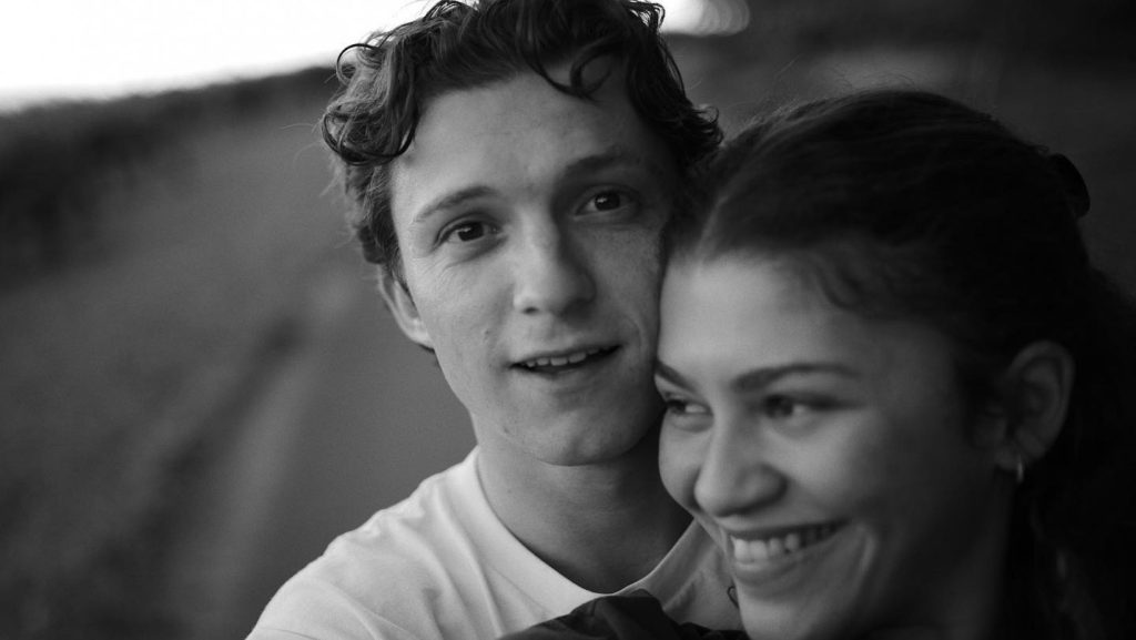 Zendaya with Tom Holland (image via Instagram | @zendaya)