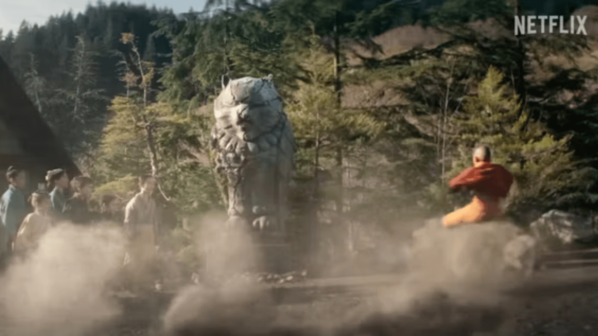 The easter egg scene in Netflix's Avatar: The Last Airbender