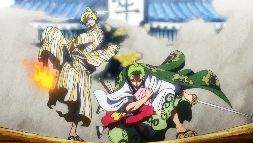 Sanji and Zoro, are the two senior officers of The Straw Hat Pirate crew