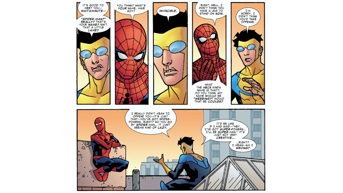 Invincible meets Spider-Man in Marvel Comics