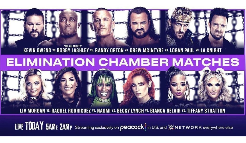 Wrestlers chosen to lock horns at the WWE Elimination Chamber 2024