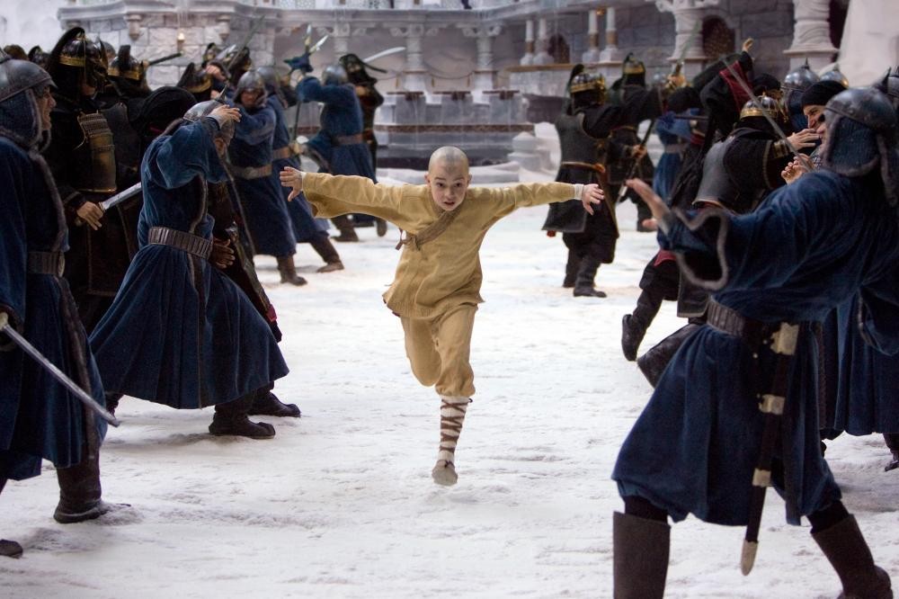 A still from The Last Airbender