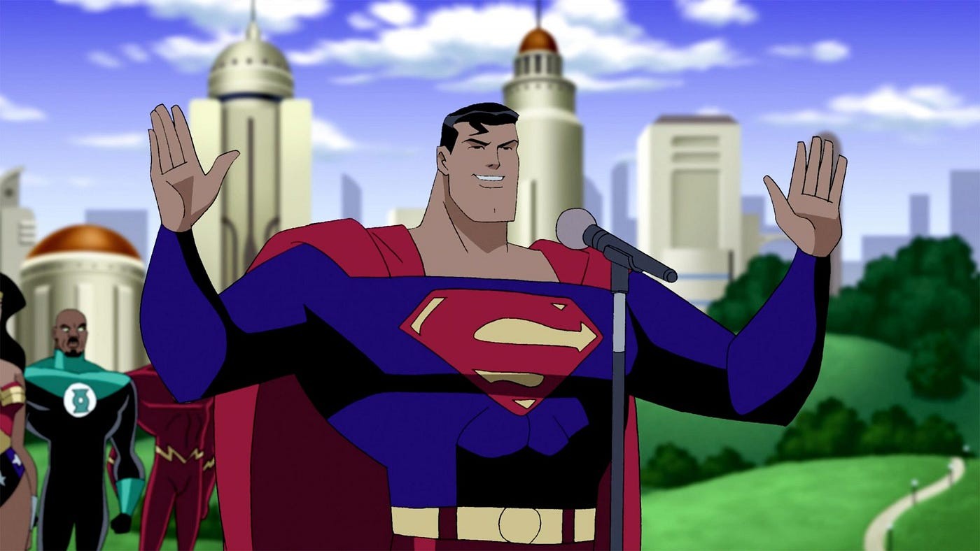 A still from Justice League: Unlimited