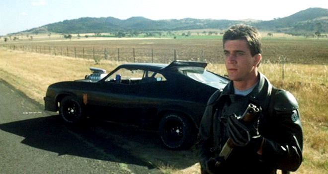 Mel Gibson in a still from Mad Max