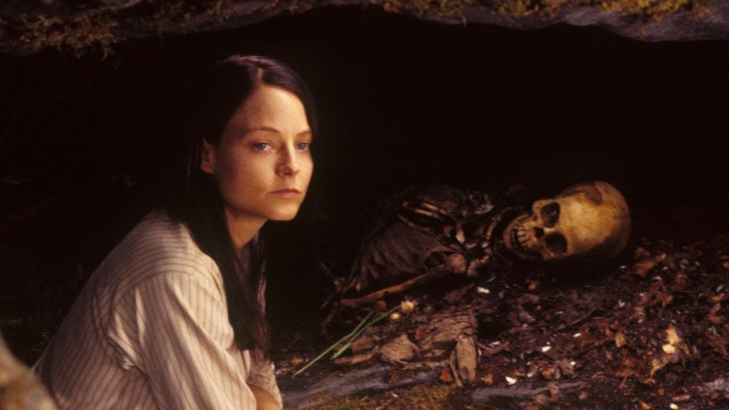 Jodie Foster in a still from Nell 