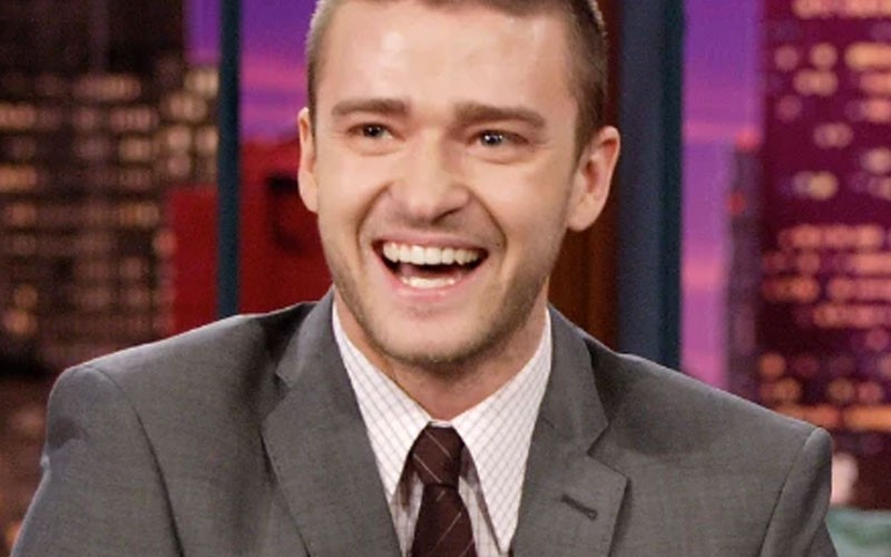 Justin Timberlake laughing 