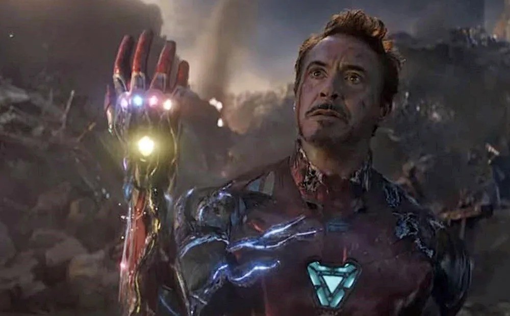 Robert Downey Jr's Iron Man in Avengers: Endgame