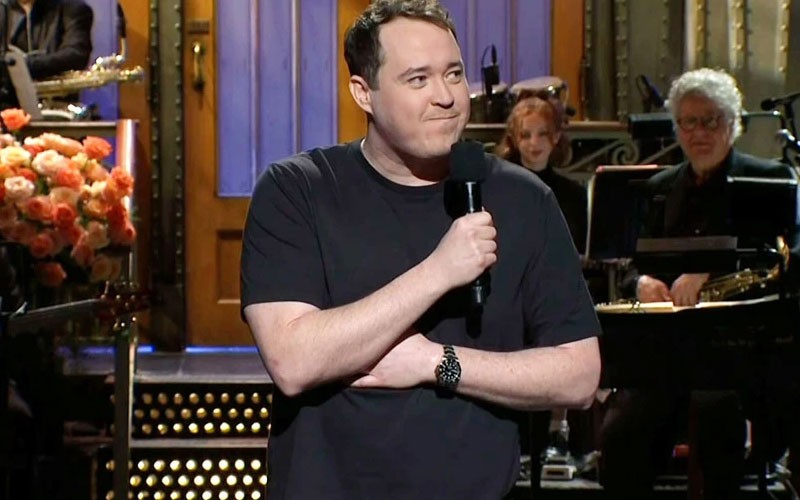 Shane Gillis during his monologue in SNL 