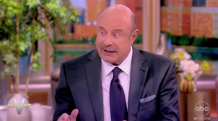 Dr. Phil joined the co-hosts of The View on Monday (Screenshot ABC/ YouTube)