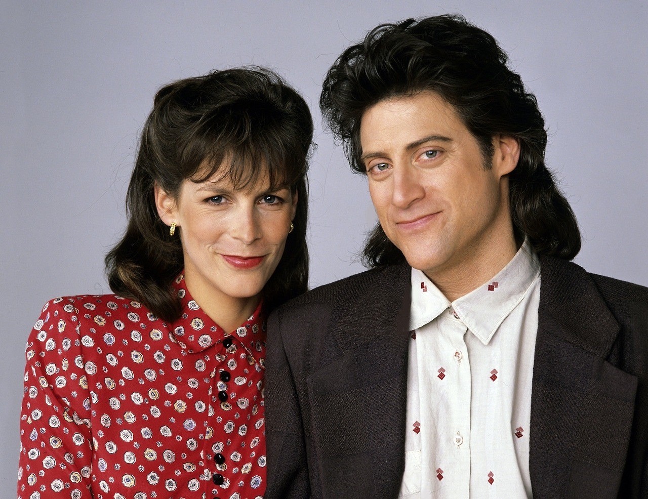 Ruchard Lewis and Jamie Lee Curtis in 1989's Anything but Love