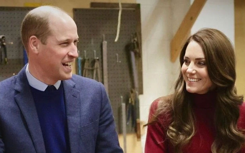 Prince William and Kate Middleton happy together 