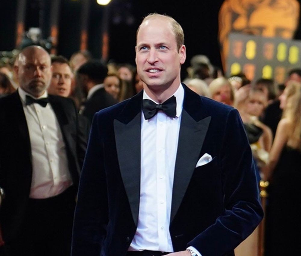 Prince William recently at the BAFTAs 2024 (@princeandprincessofwales | IG)