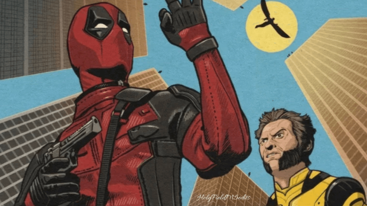 Anthony Mackie's Captain America allegedly appears in Ryan Reynolds' Deadpool & Wolverine promo art