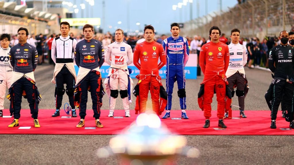 A still from Formula 1: Drive to Survive