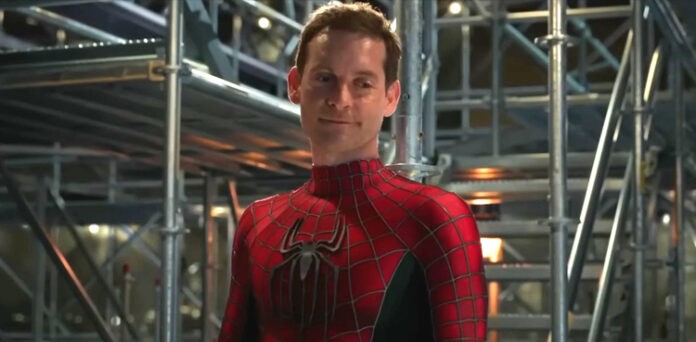 Tobey Maguire in a still from Spider-Man: No Way Home