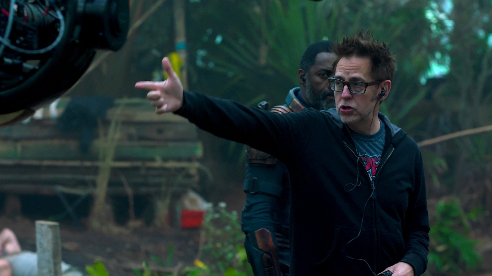 James Gunn on the sets of The Suicide Squad | Credits: Warner Bros.