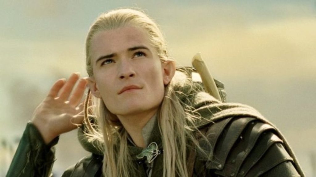 Orlando Bloom as Legolas in The Lord of the Rings trilogy