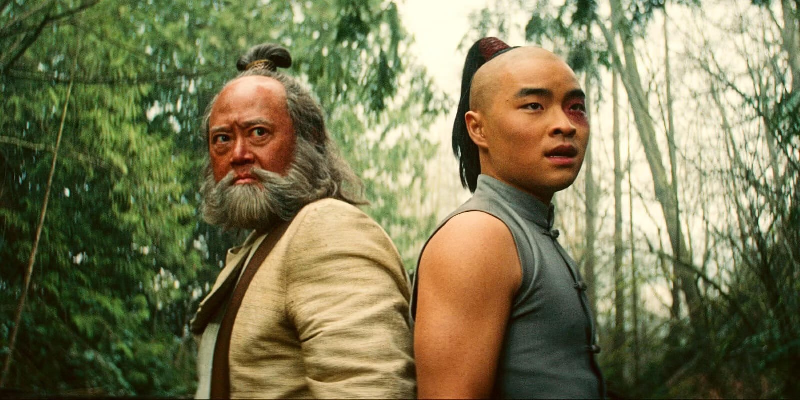 Iroh and Zuko in Avatar: The Last Airbender