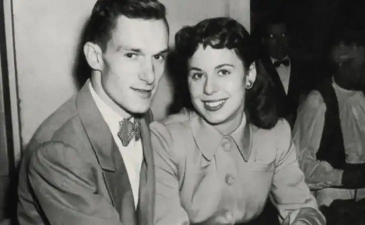 Hugh Hefner with his first wife Mildred Williams 
