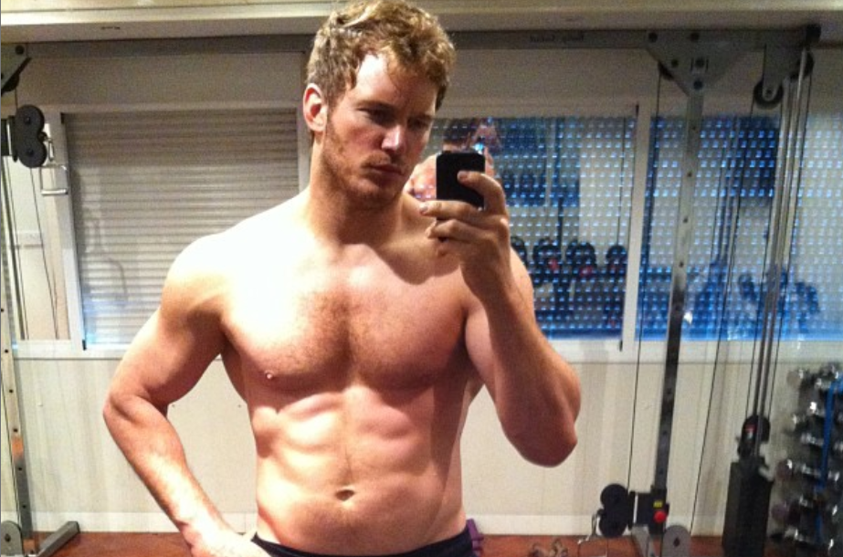 Chris Pratt's transformation (via Chris Pratt's Instagram)