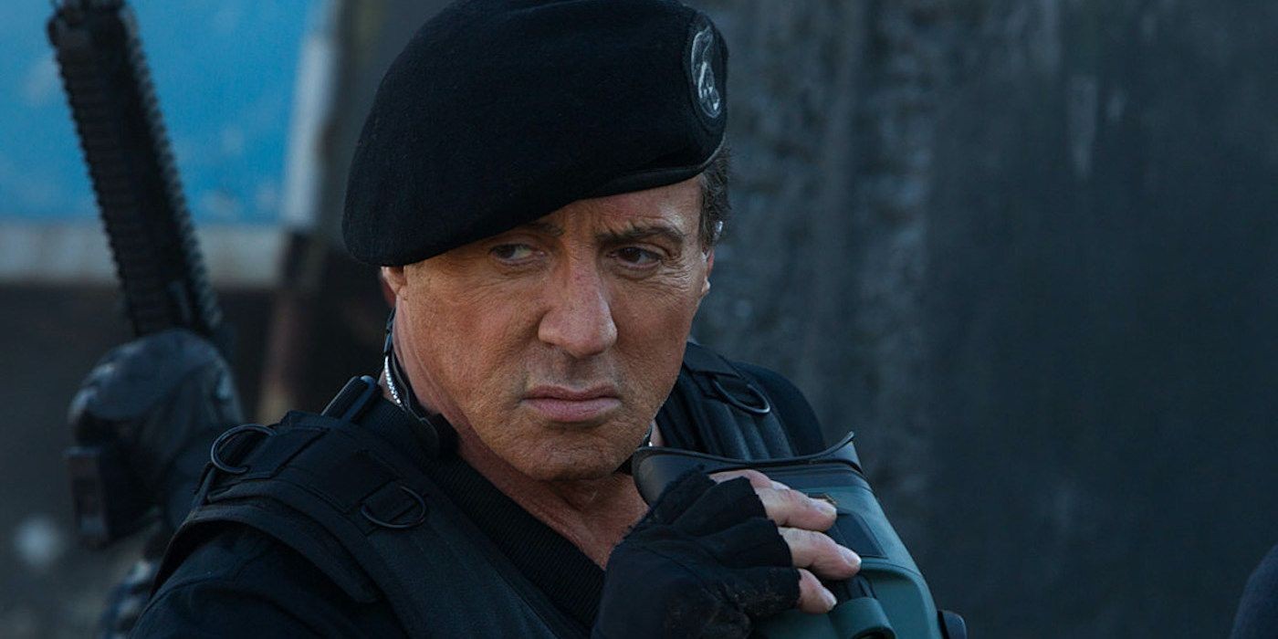 Jackie Chan's competitor Sylvester Stallone in The Expendables 