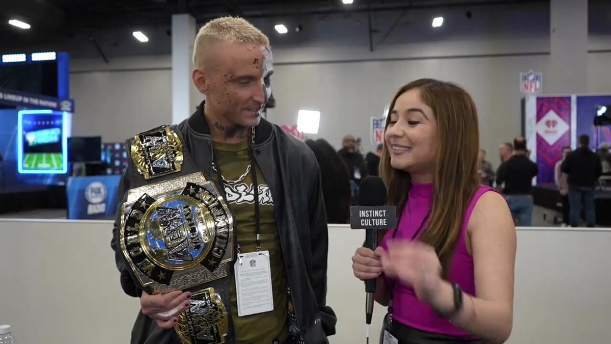 Darby Allin in an interview with Denise Salcedo