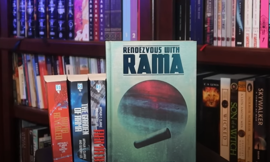 Arthur C. Clarke's Rendezvous With Rama (image via YouTube)