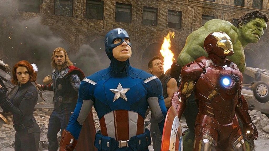 The superheros of Marvel Cinematic Universe