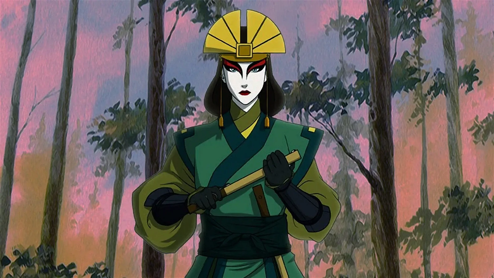 The leader of the elite Kyoshi Warriors in the anime saga