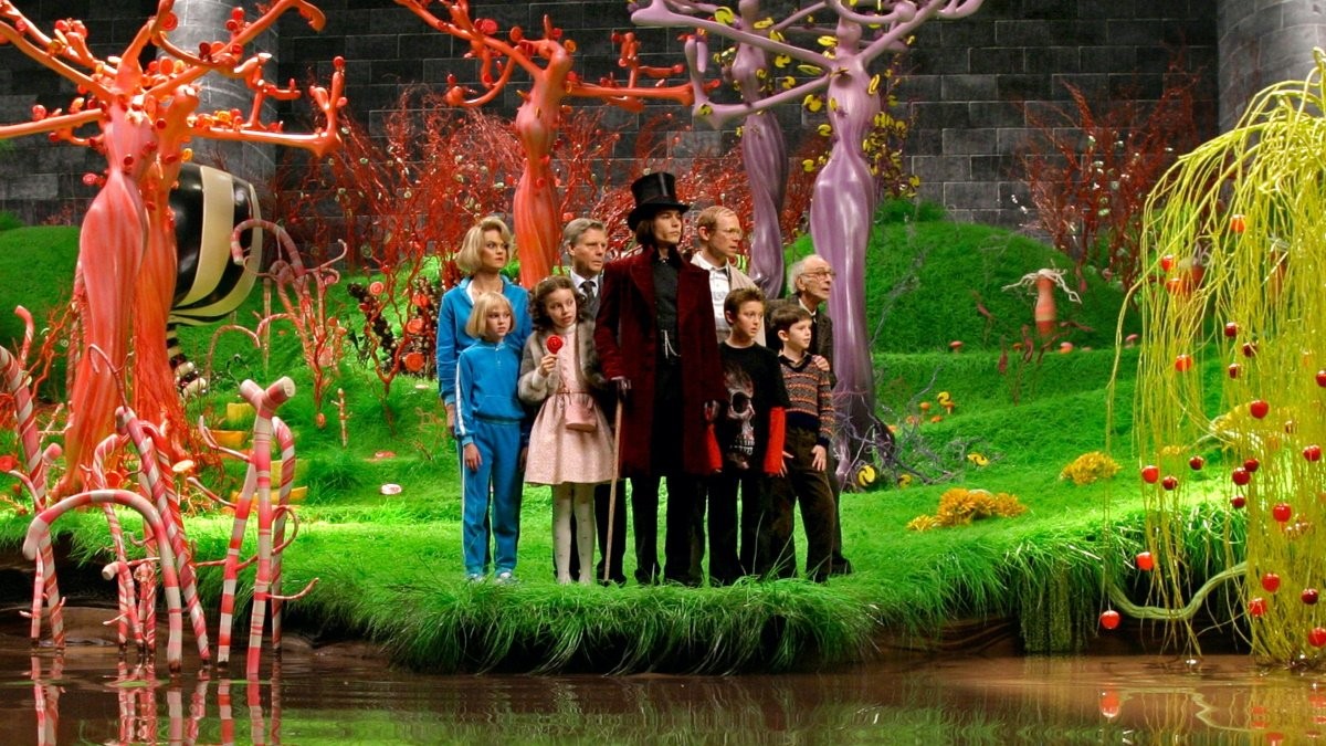 A still from Charlie and the Chocolate Factory