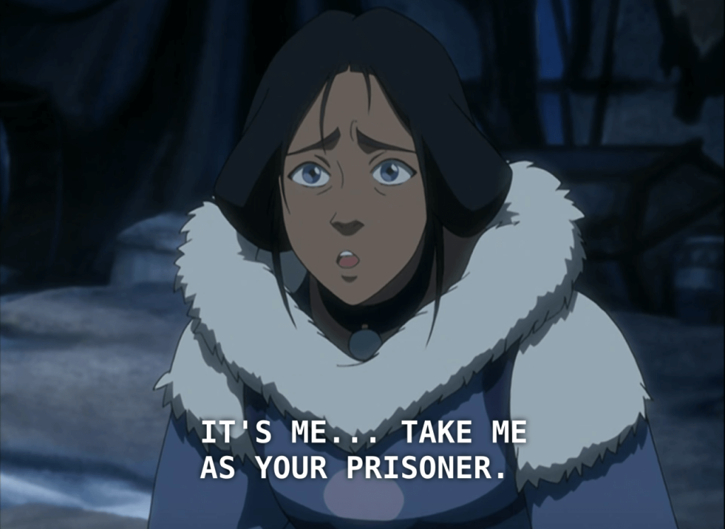 Katara's mother Kya sacrificed herself to save Katara in Avatar: The Last Airbender