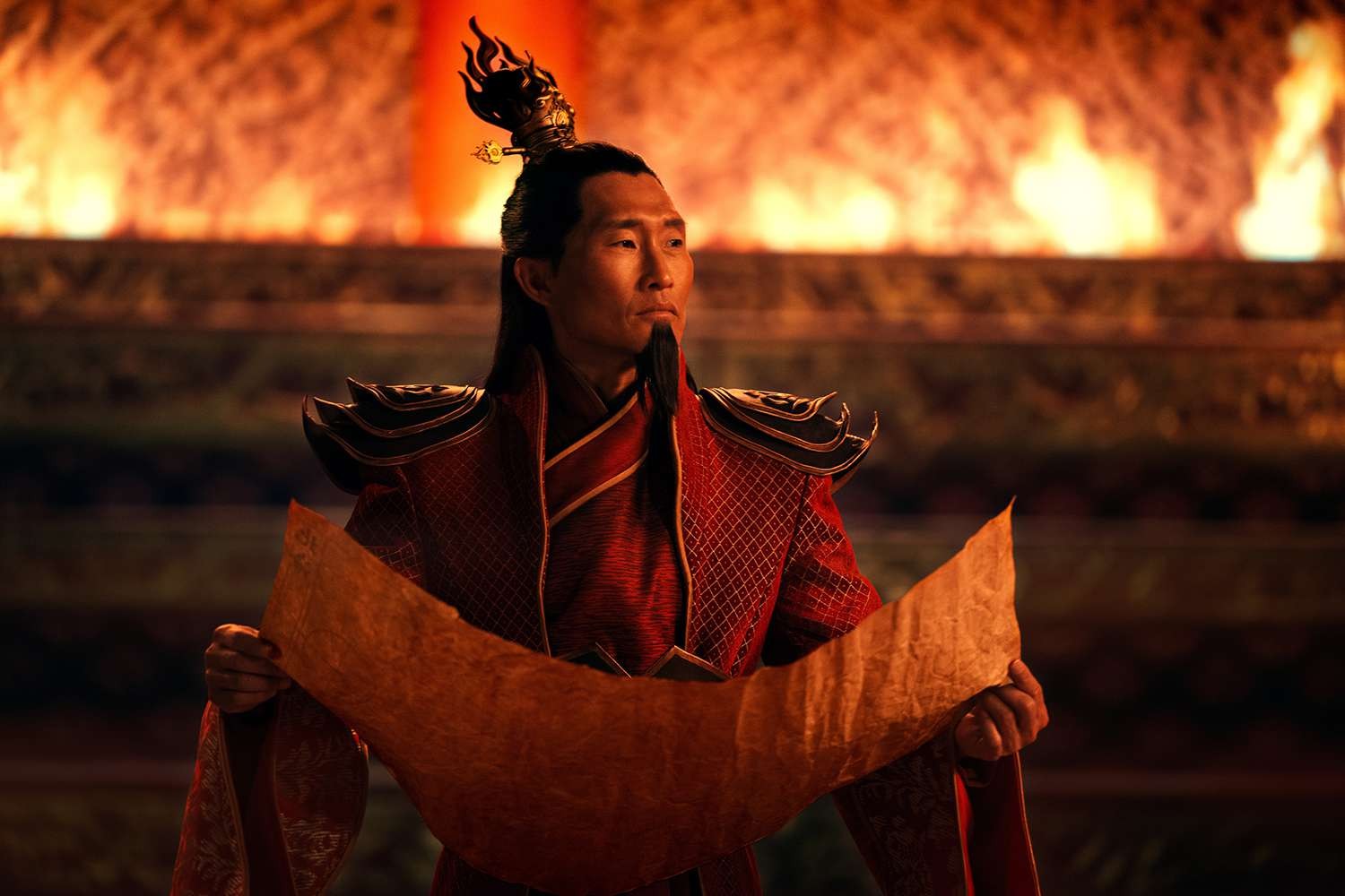 Fire Lord Ozai in Netflix's Avatar: The Last Airbedner 
