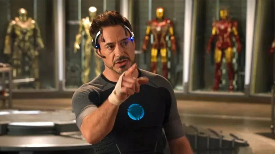 Robert Downey Jr. as Tony Stark in a still from Iron Man 3
