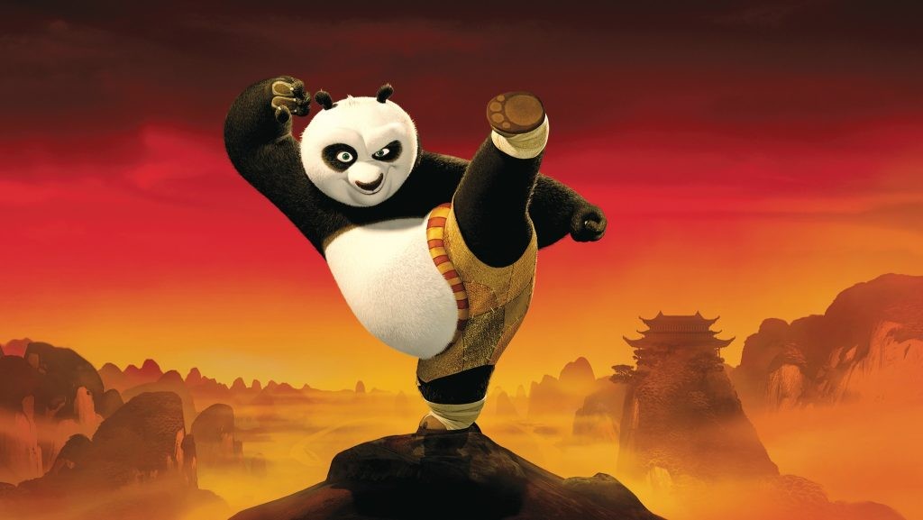 Jack Black voiced the role of Po in the Kung Fu Panda franchise