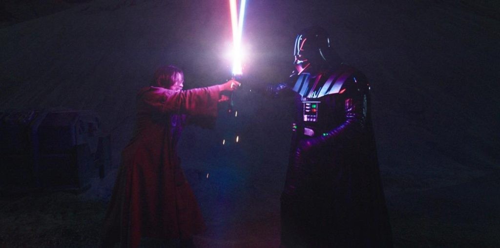 Ewan McGregor's Obi-Wan Kenobi faces off against Hayden Christensen's Darth Vader